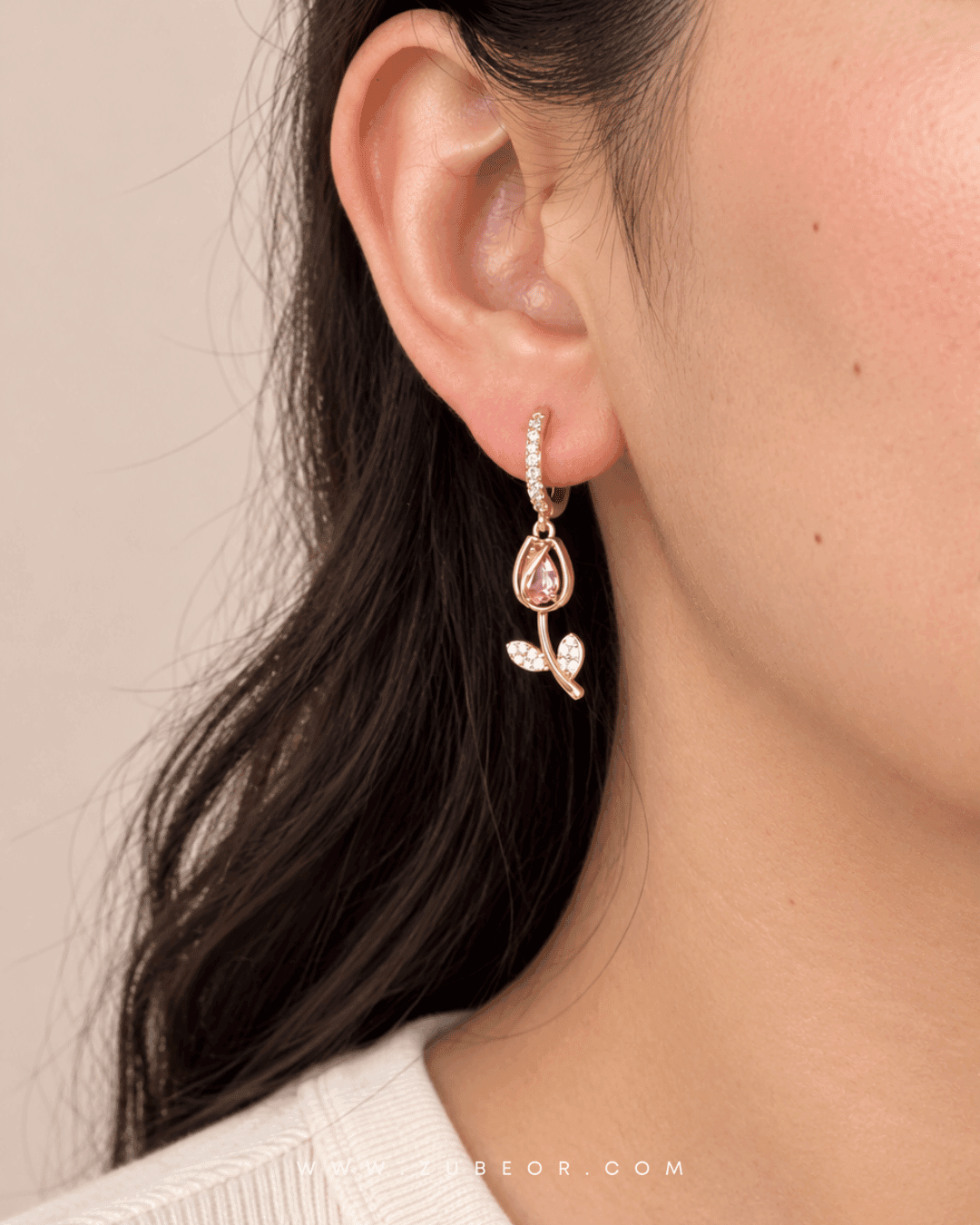 Set completo tulipán rosa 5