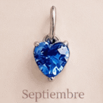 Dije corazón cristal de nacimiento 7