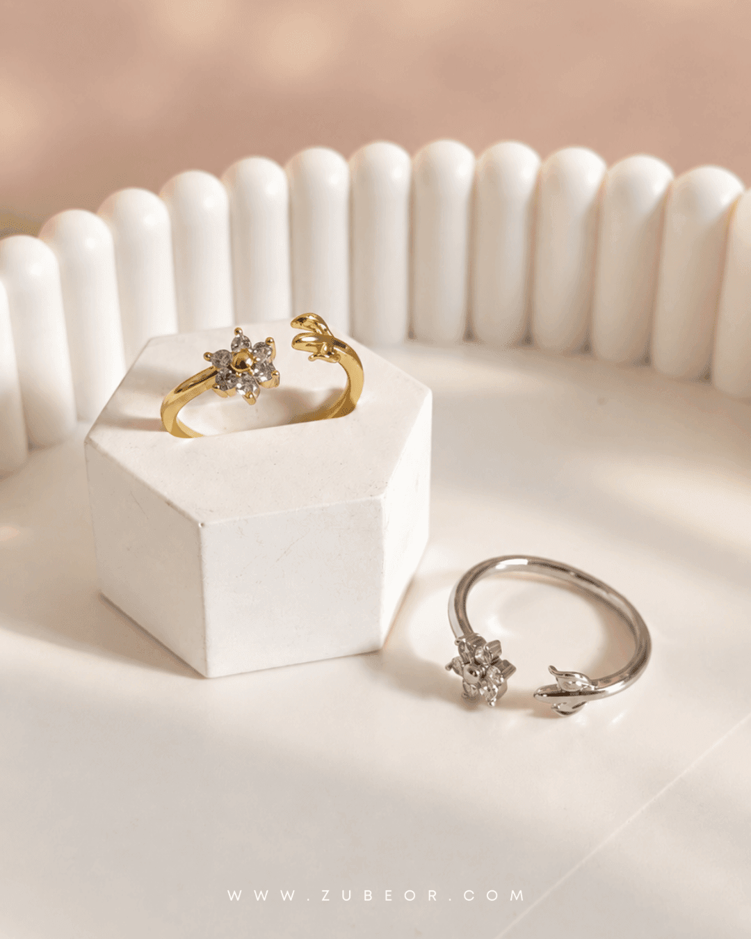 Anillo flor Nomeolvides 2