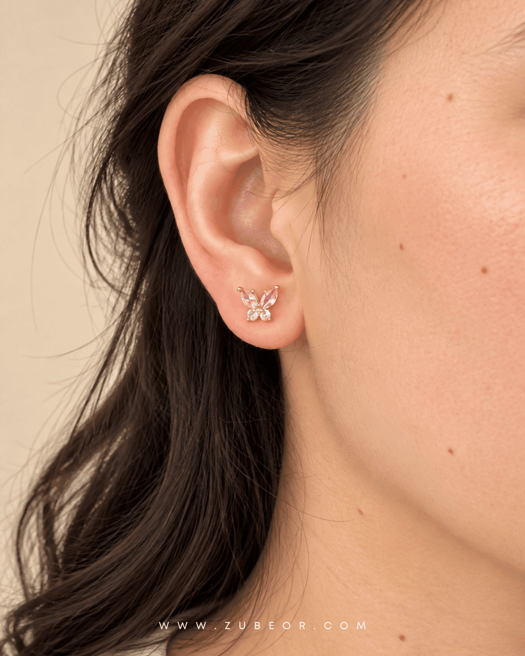 Aretes mariposa 2