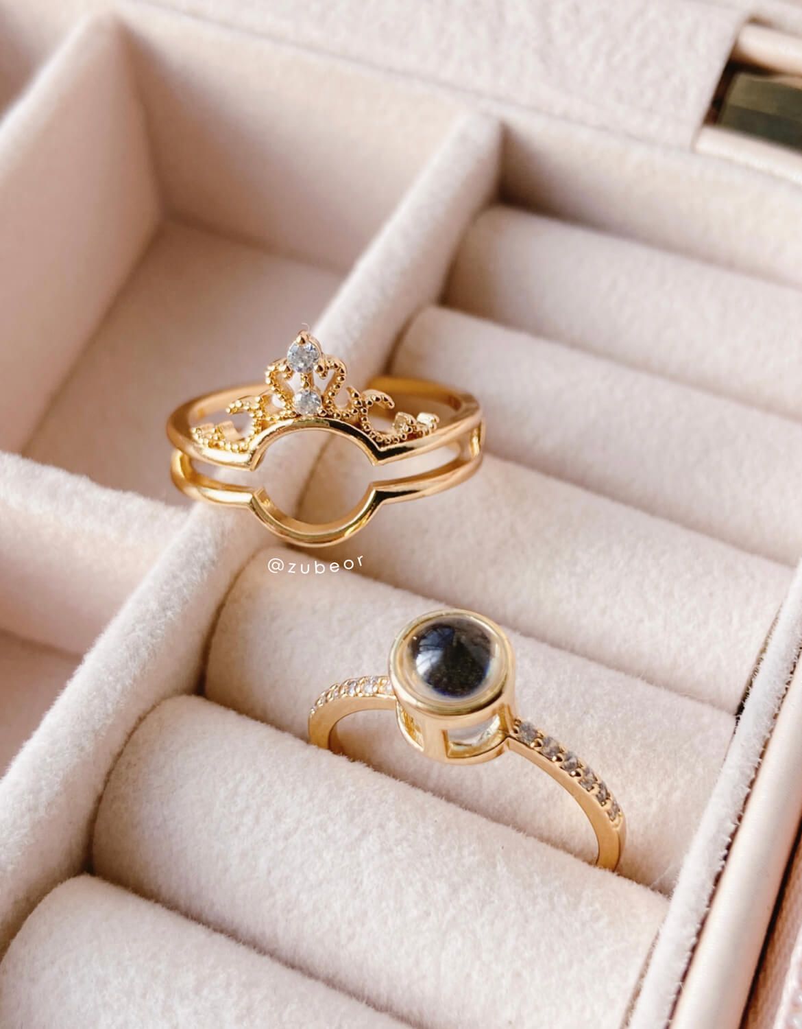 Anillo 100 te amo corona 12