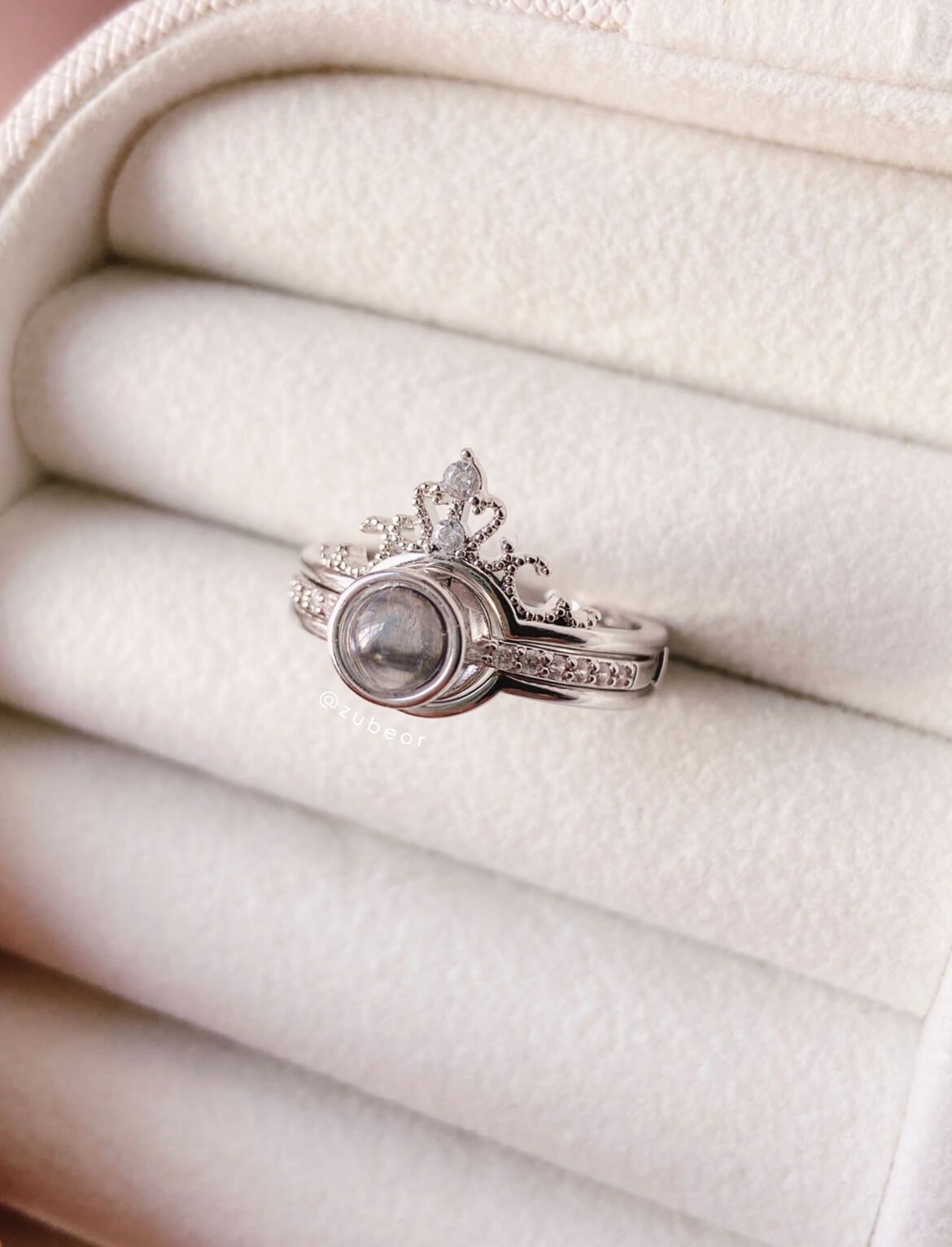 Anillo 100 te amo corona 15