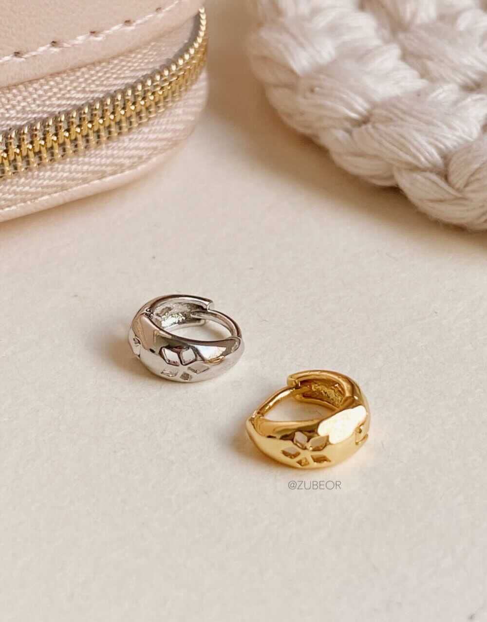 Piercing argolla troquel de flor