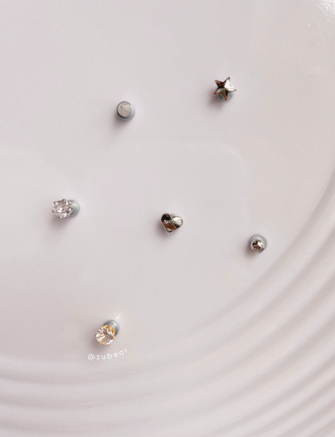 Piercing iman acero inoxidable 5