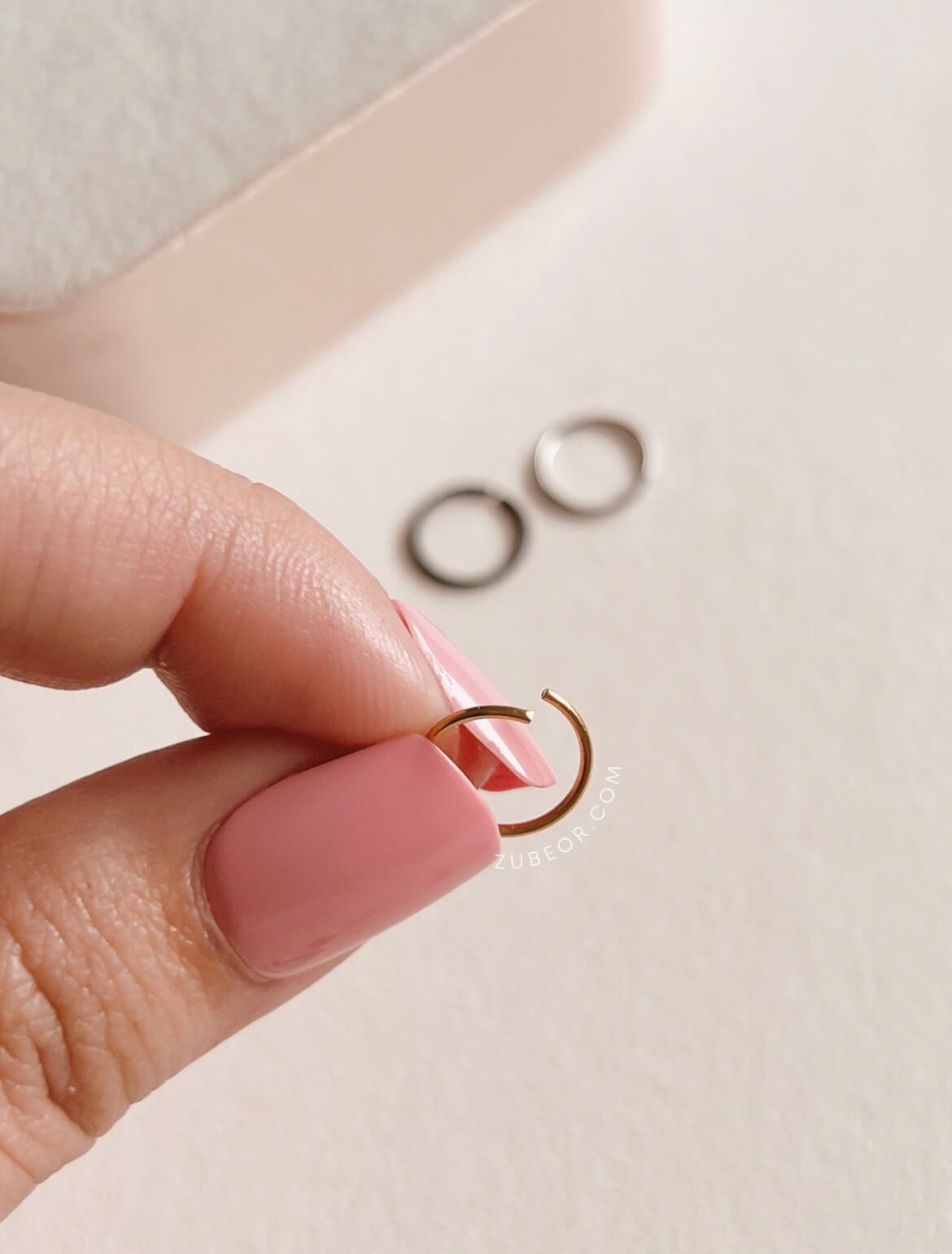 Piercing aro simple para nariz u oreja 2