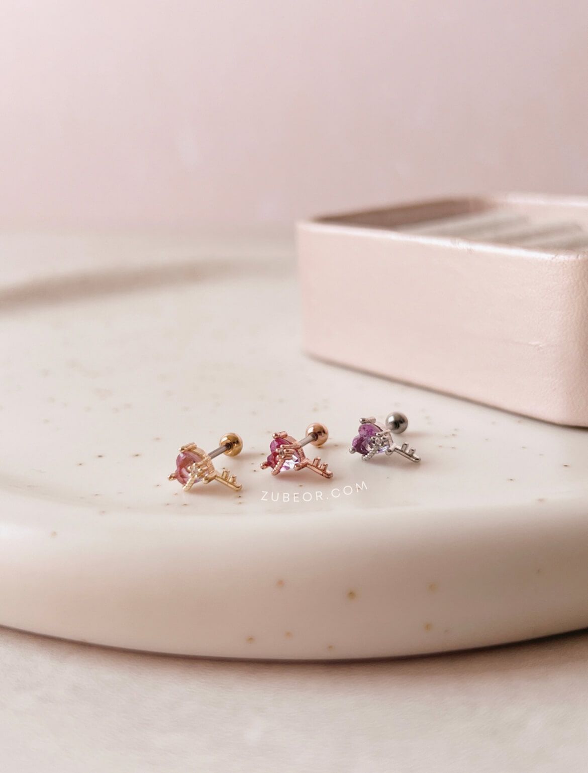 Piercing llave corazón