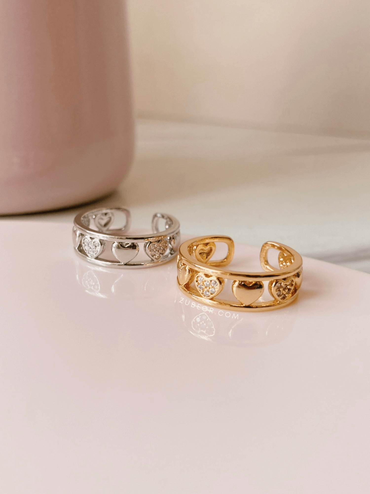 Anillo corazones 2