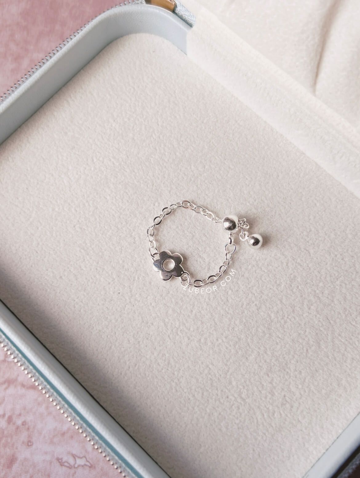 Anillo ajustable flor 2