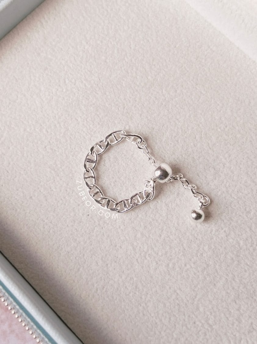 Anillo ajustable eslabones