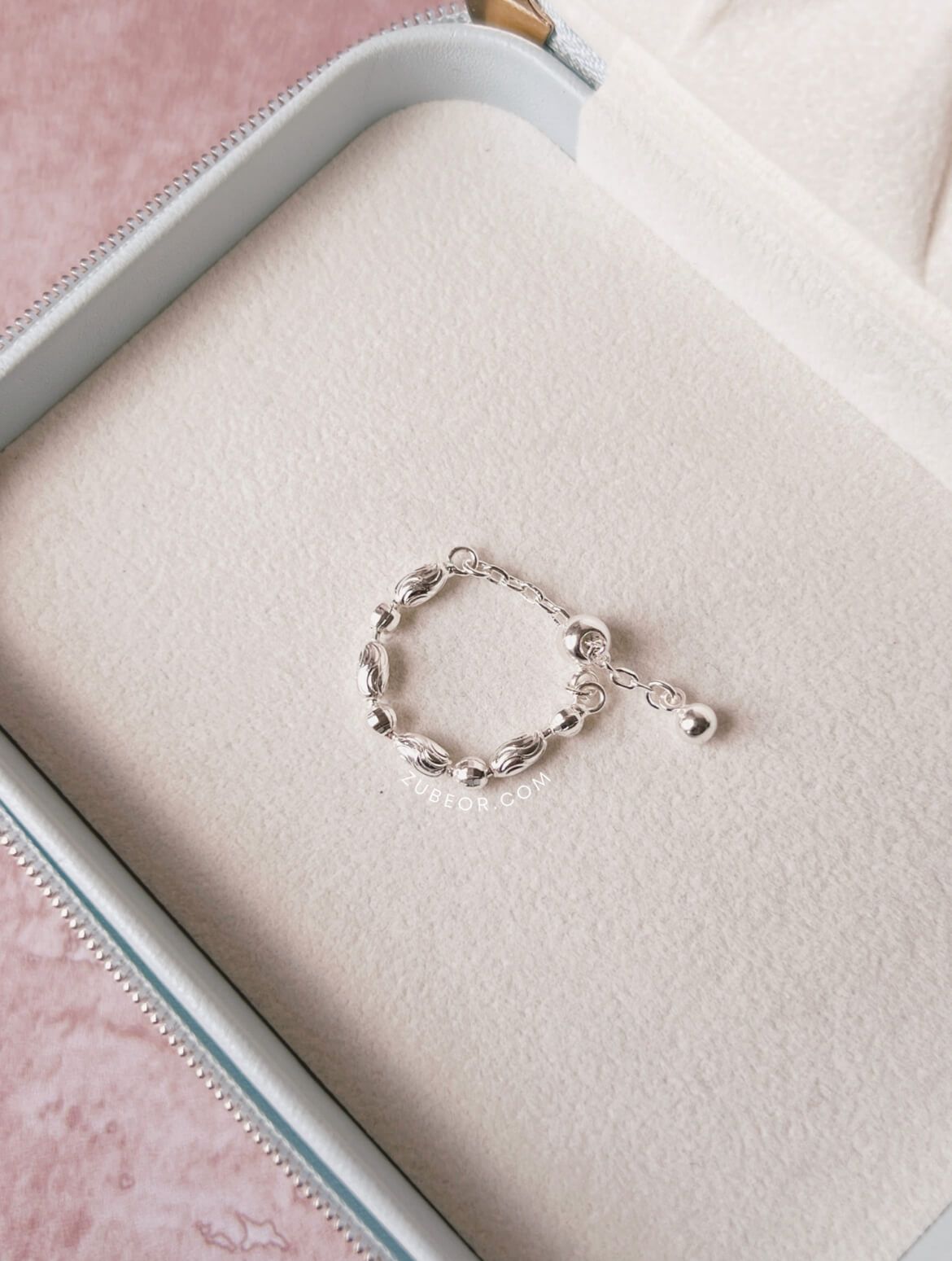 Anillo ajustable elipse