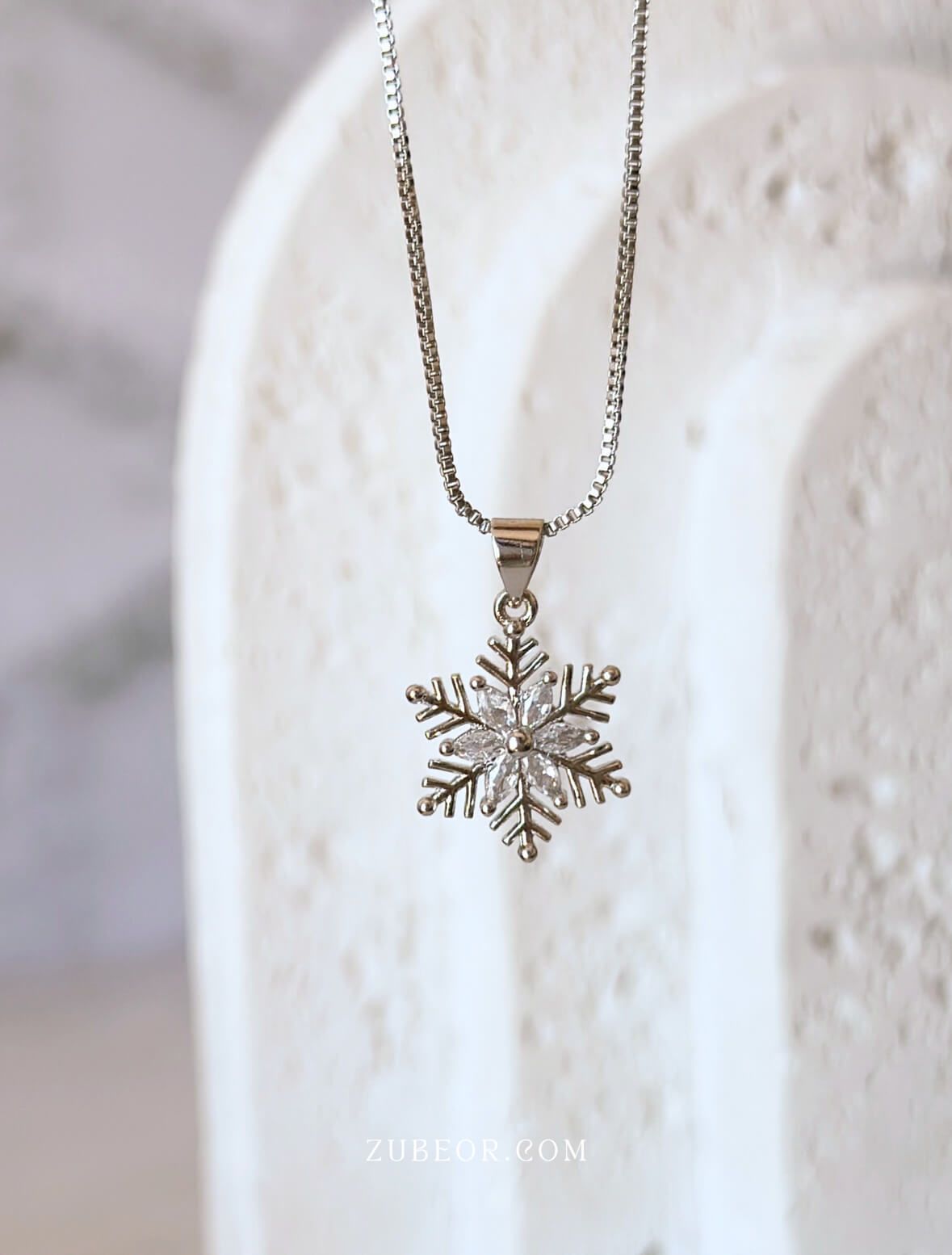 Cadena copo de nieve hexagonal 6