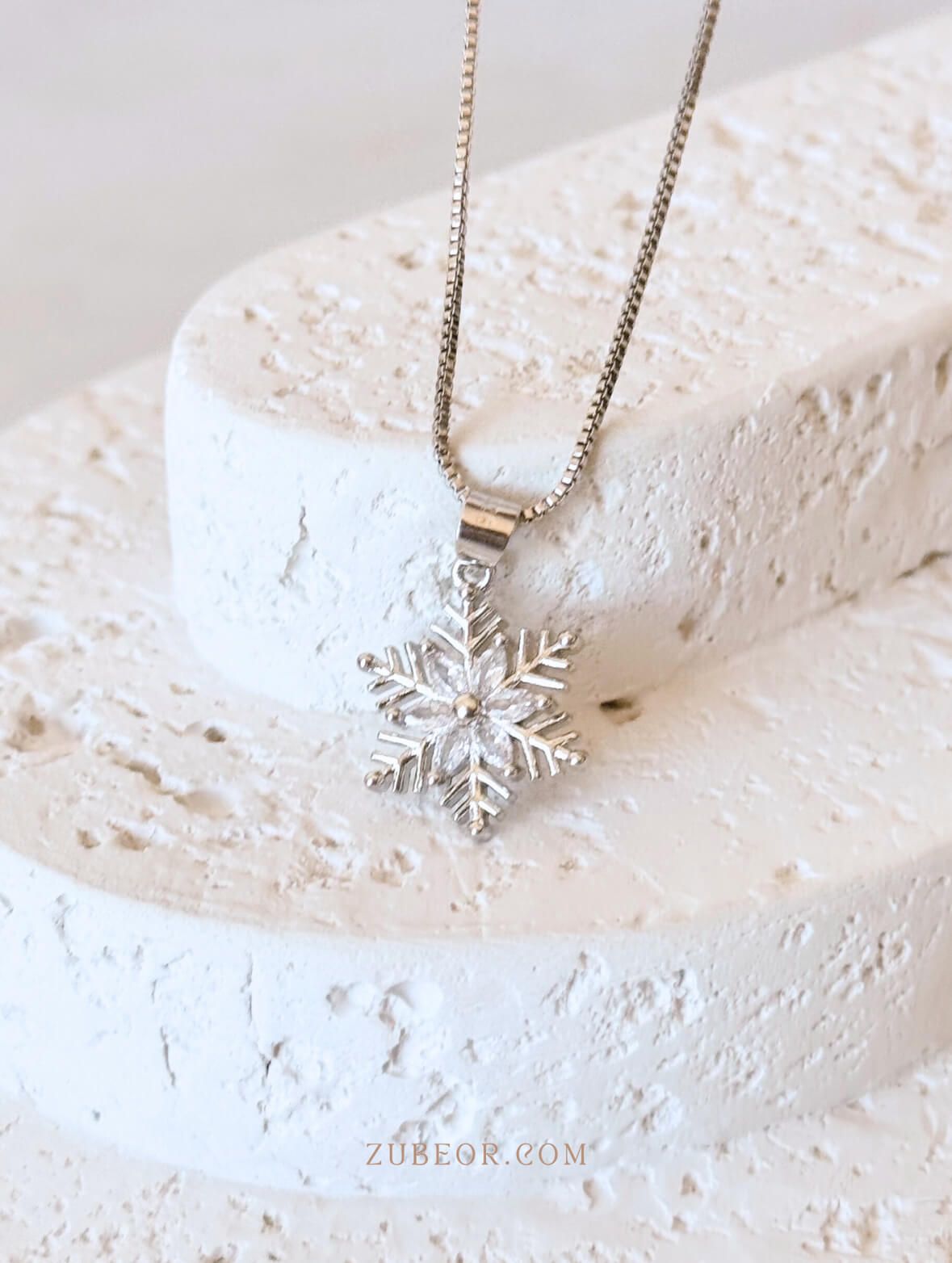 Cadena copo de nieve hexagonal 7