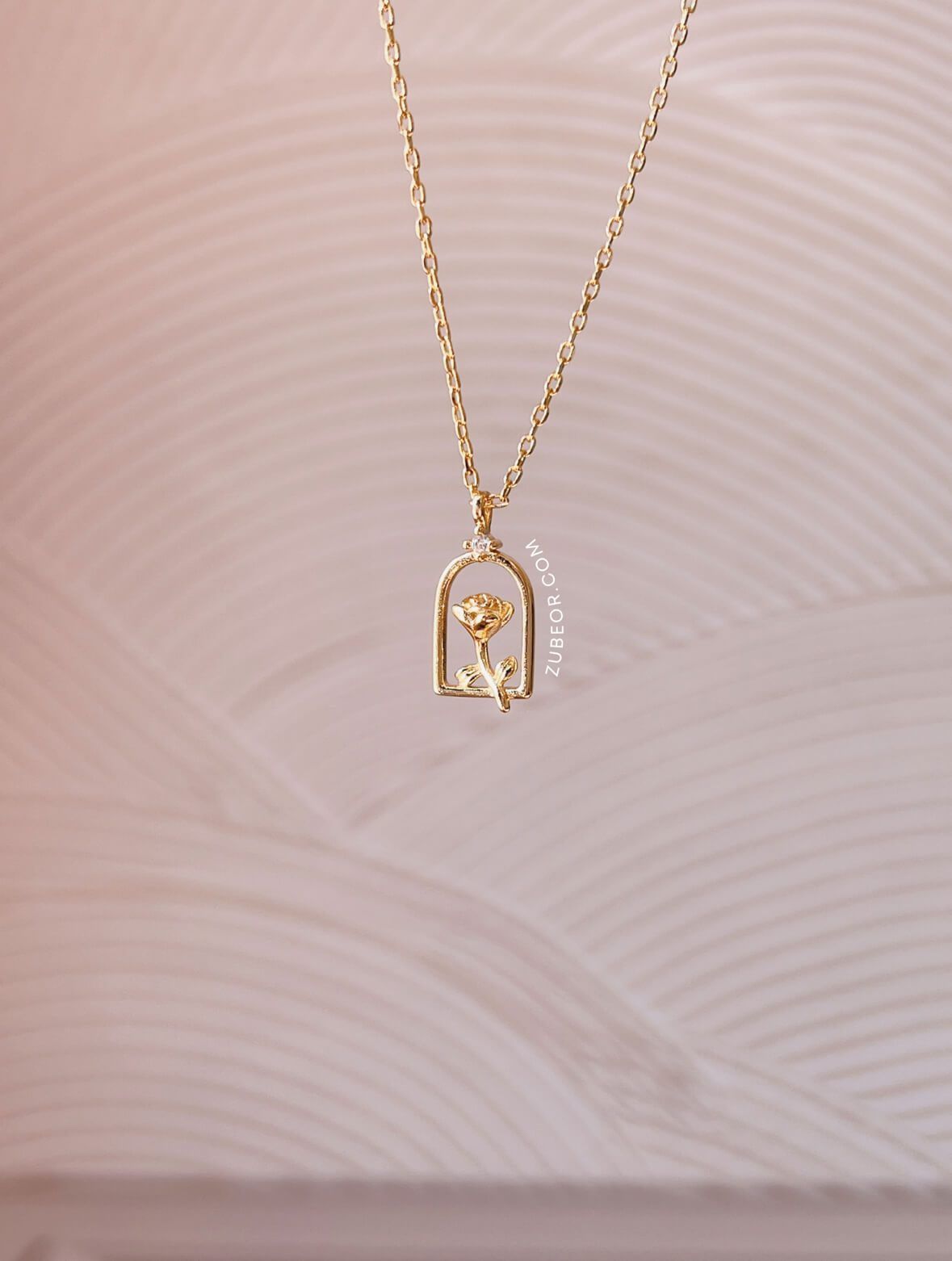 Cadena mini rosa 6