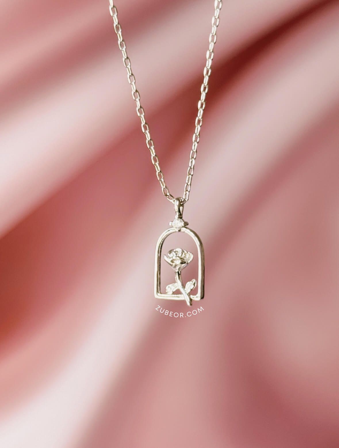 Cadena mini rosa 5