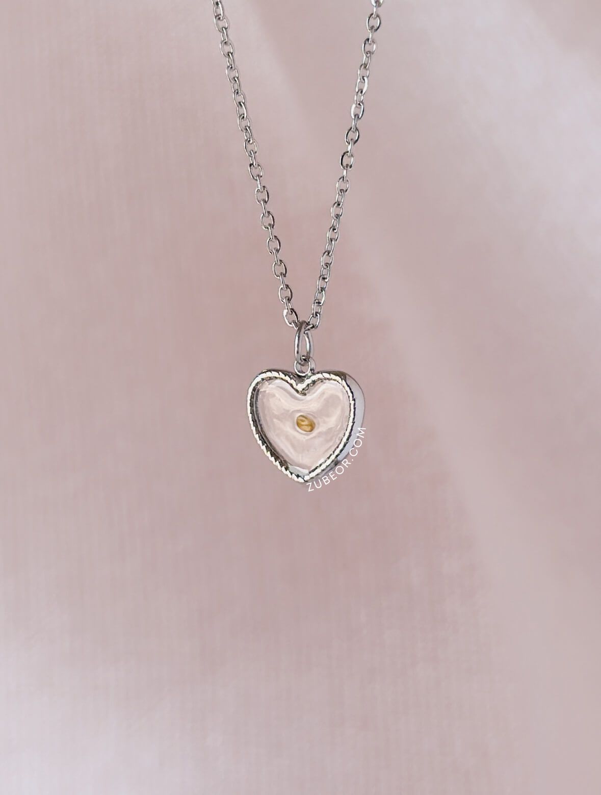 Cadena semilla de fe corazón 5