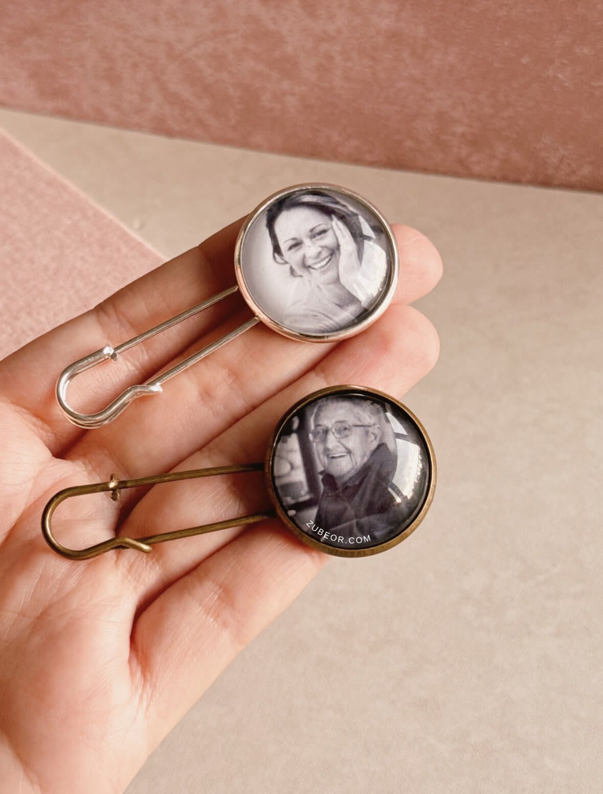Camafeo broche para Botonier (personalizado con pago previo) 4