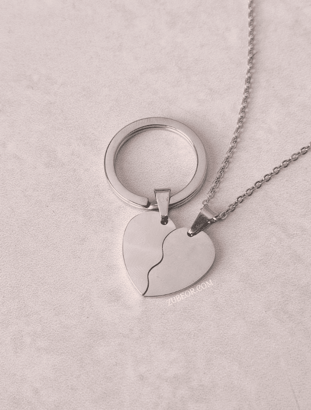 Set de cadenas corazón grabado (solo con pago previo) 9
