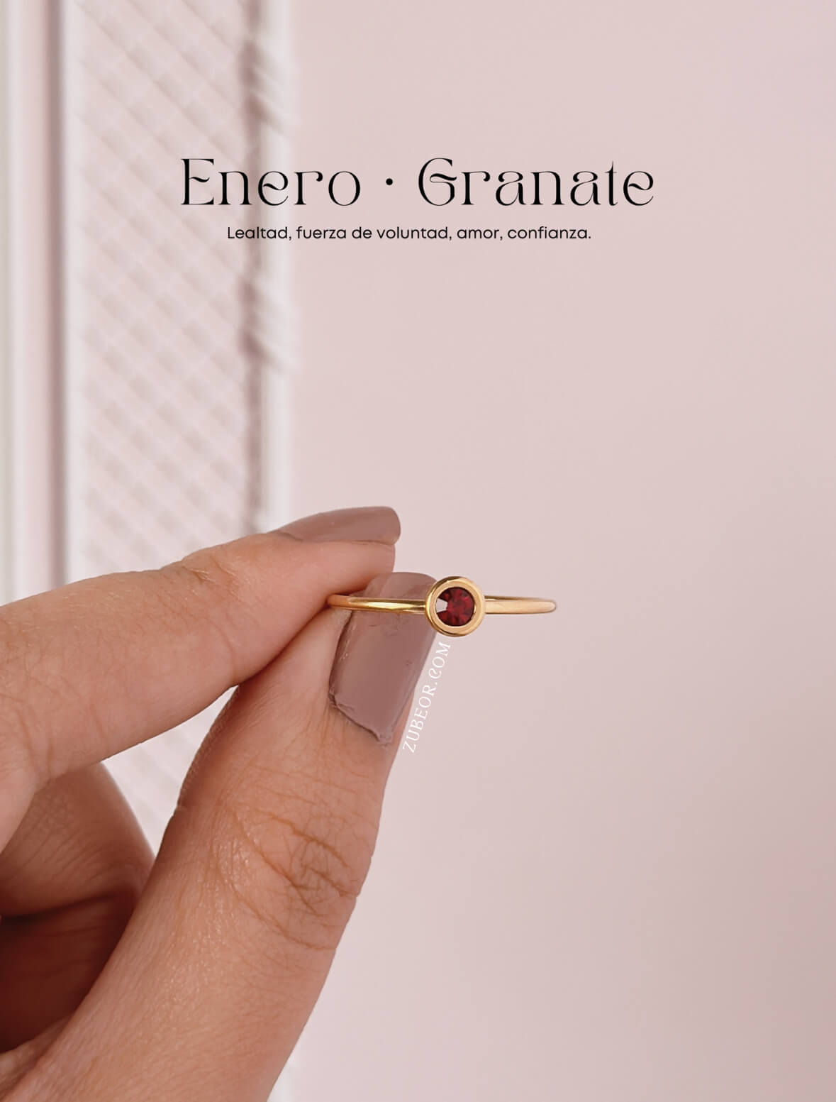 Anillo piedra de mes 6