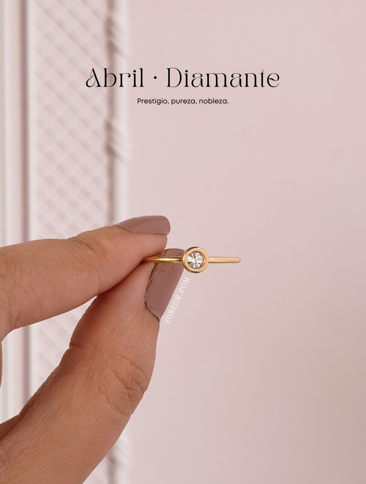 Anillo piedra de mes 9