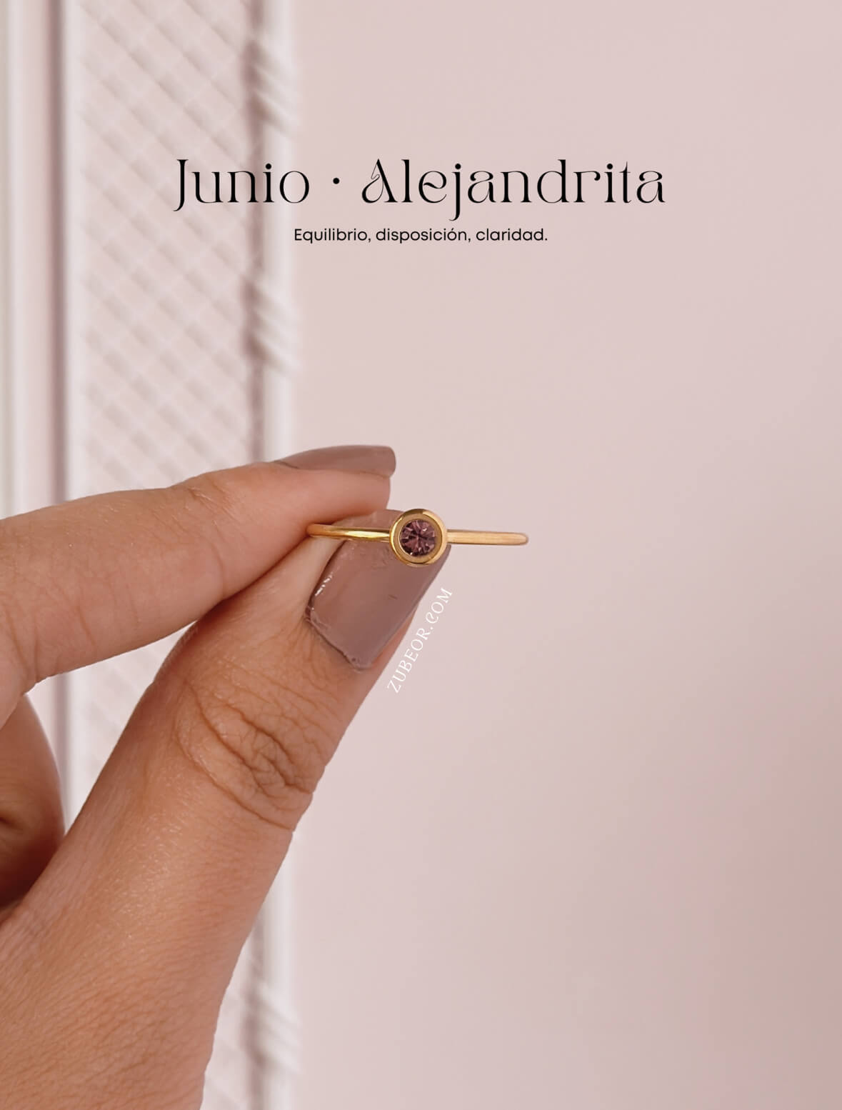 Anillo piedra de mes 11