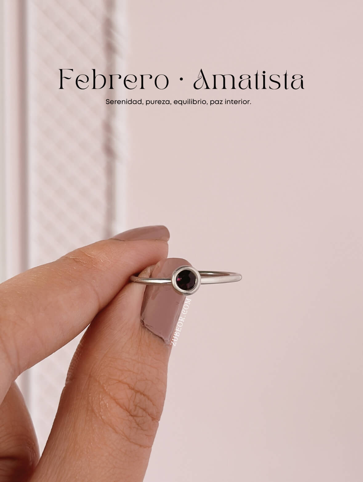 Anillo piedra de mes 19