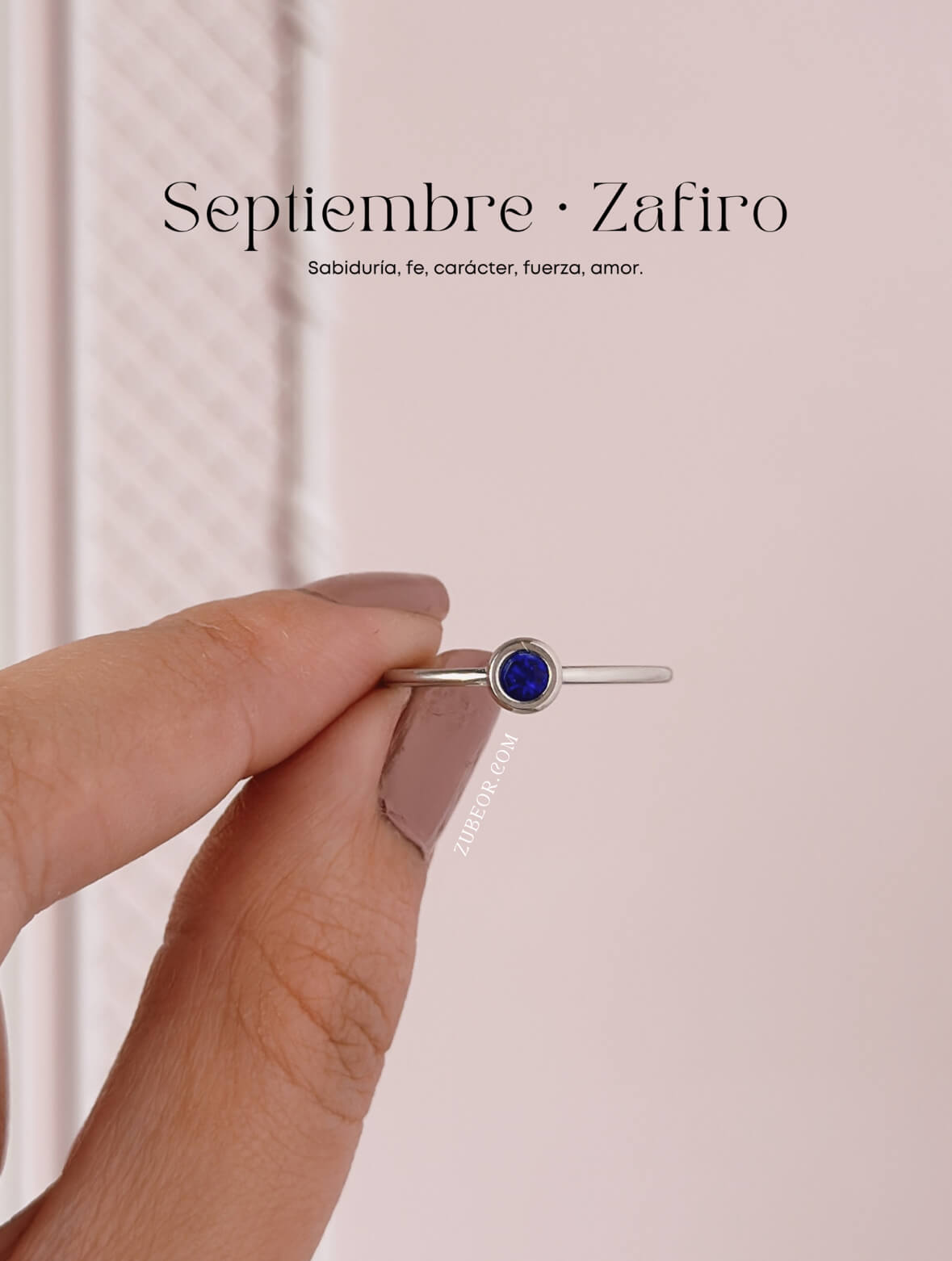 Anillo piedra de mes 26