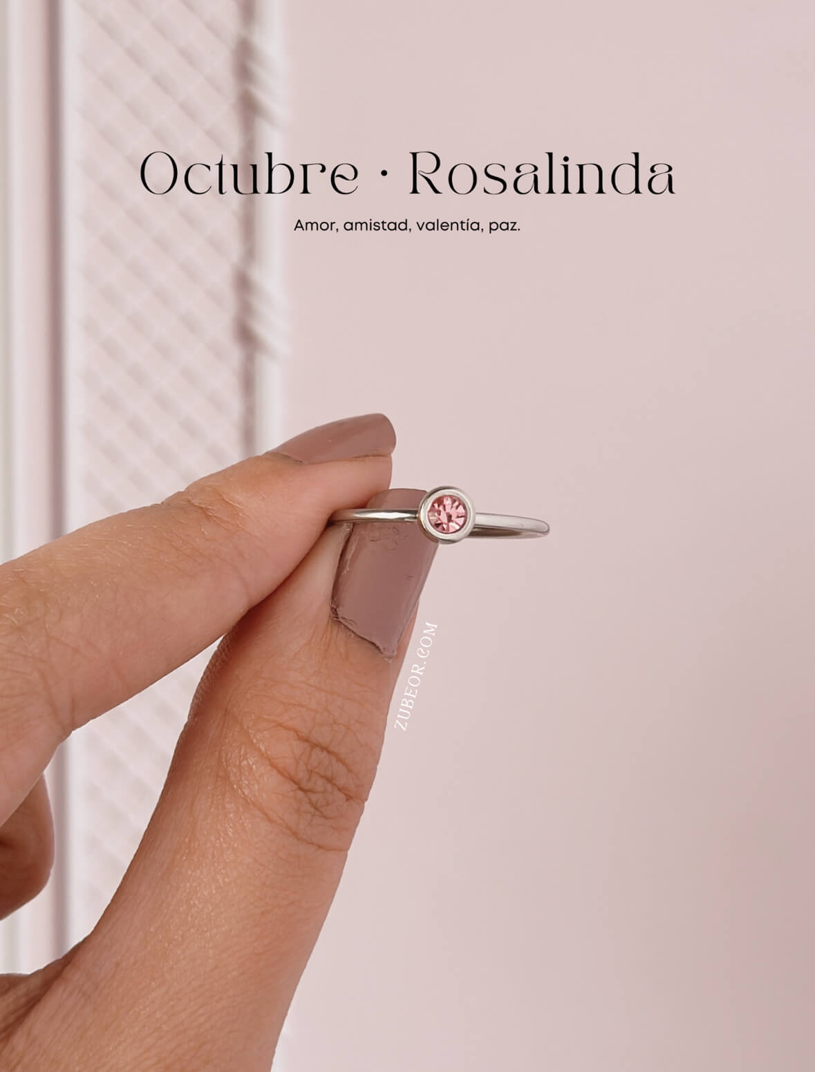 Anillo piedra de mes 27
