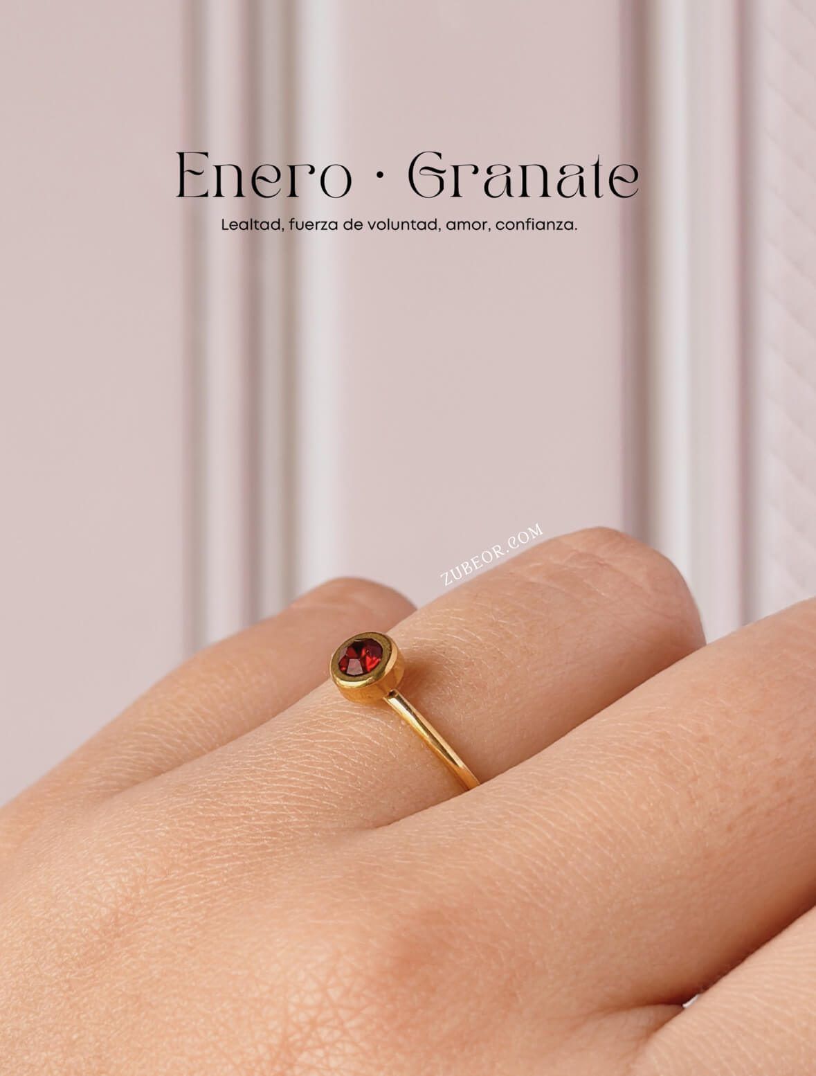 Anillo piedra de mes 30