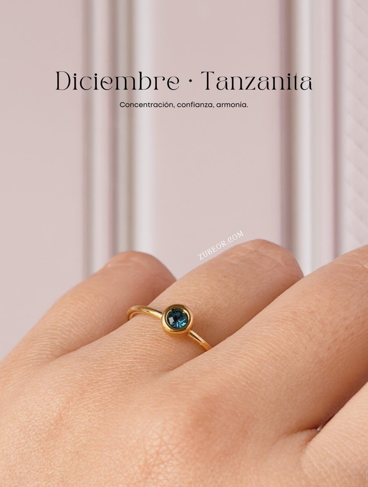 Anillo piedra de mes 41