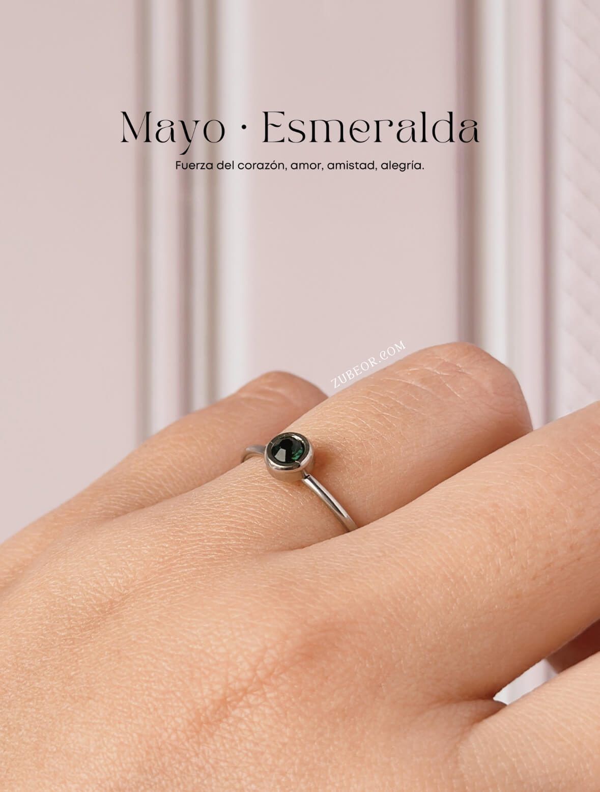 Anillo piedra de mes 46