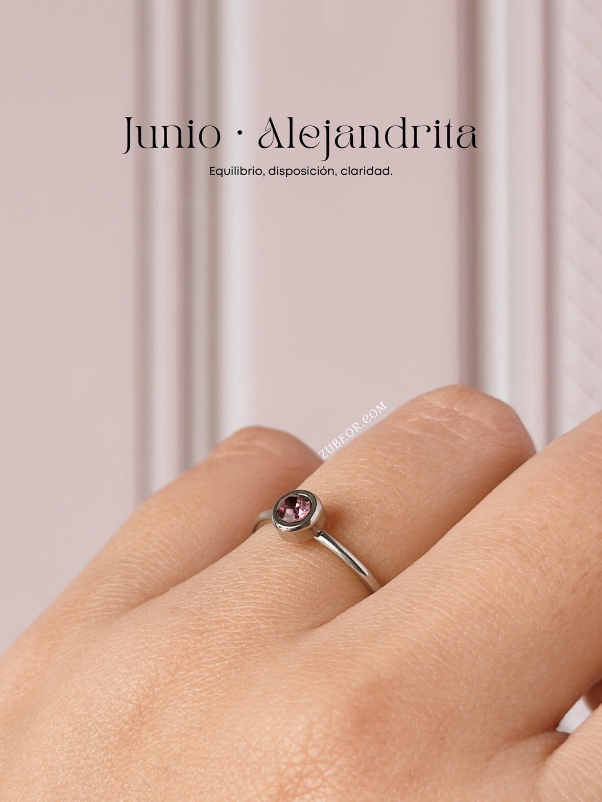 Anillo piedra de mes 47