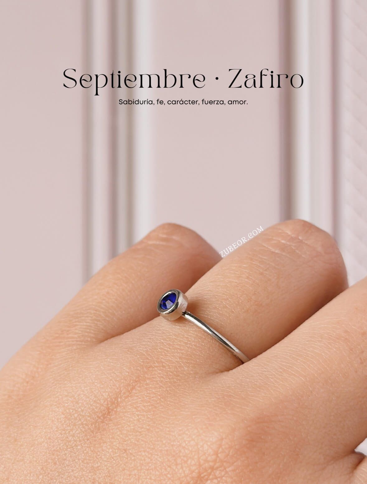 Anillo piedra de mes 50