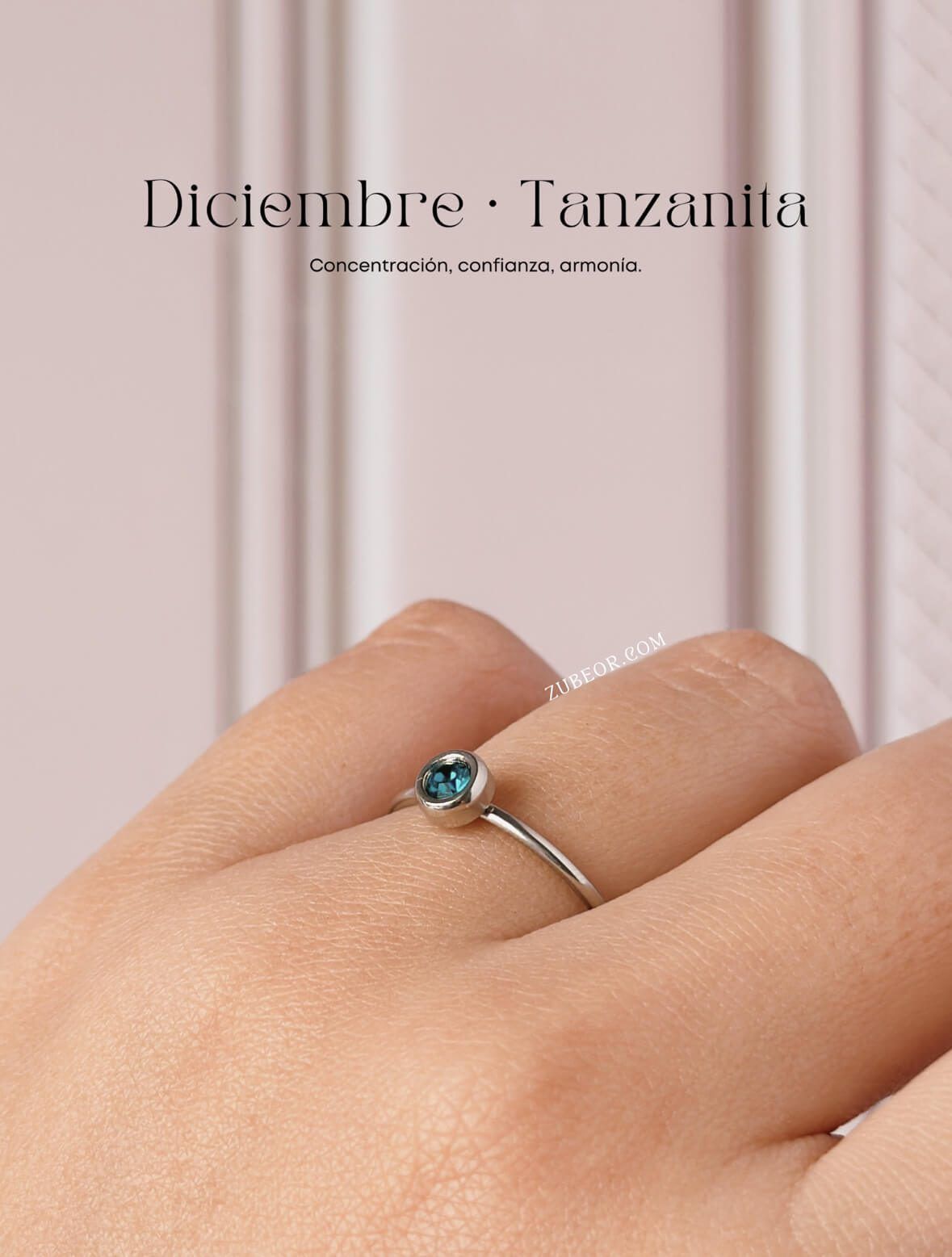 Anillo piedra de mes 53