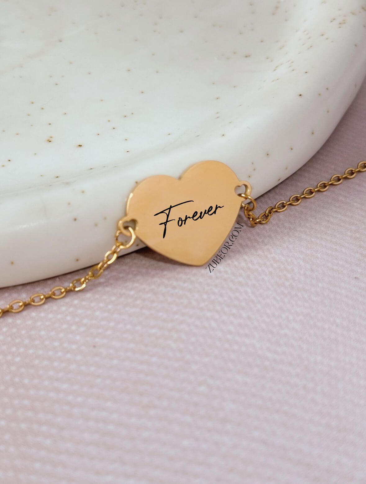 Pulsera corazón grabada (solo pago previo) 7
