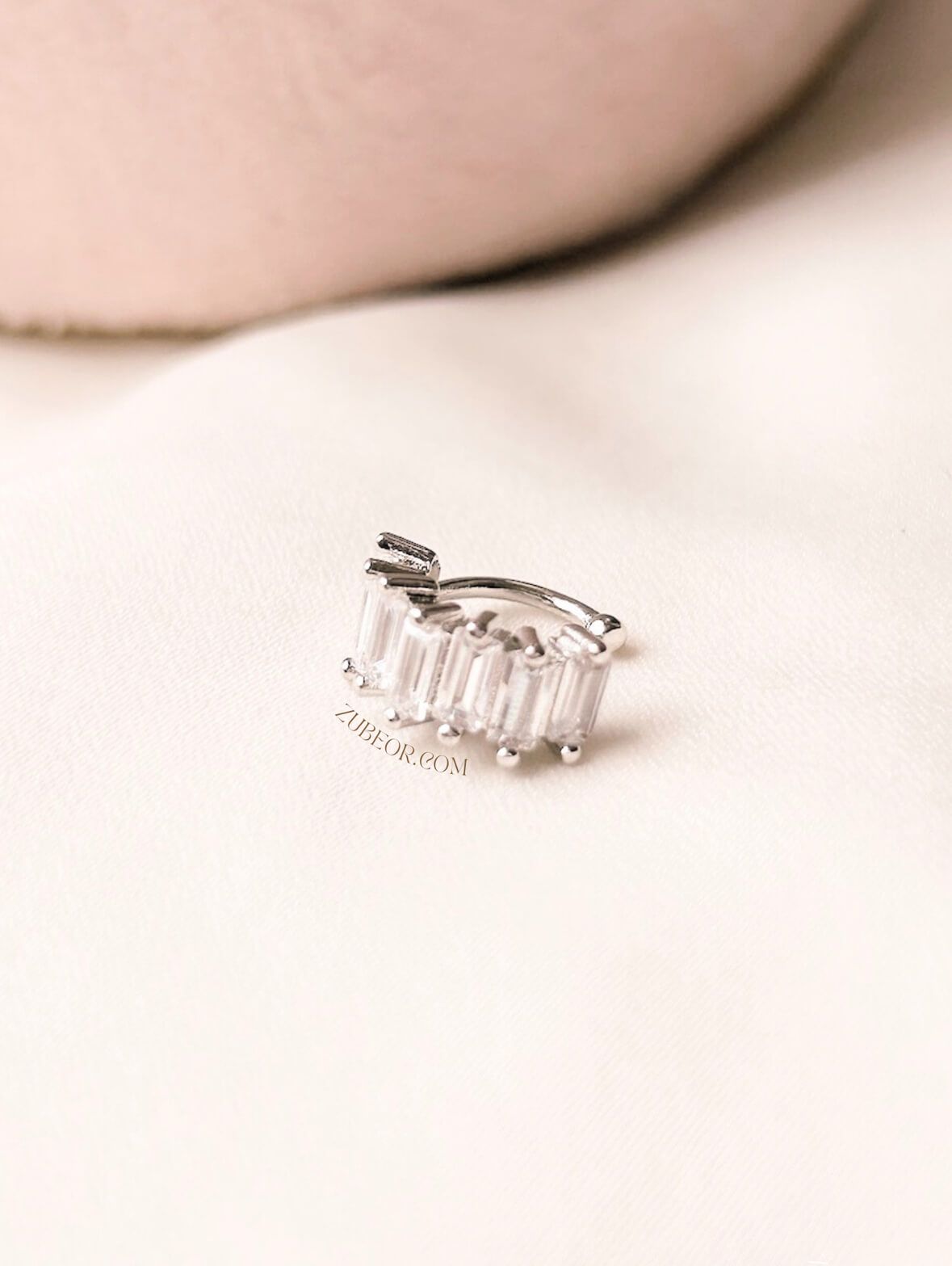 Earcuff cristal grueso 4
