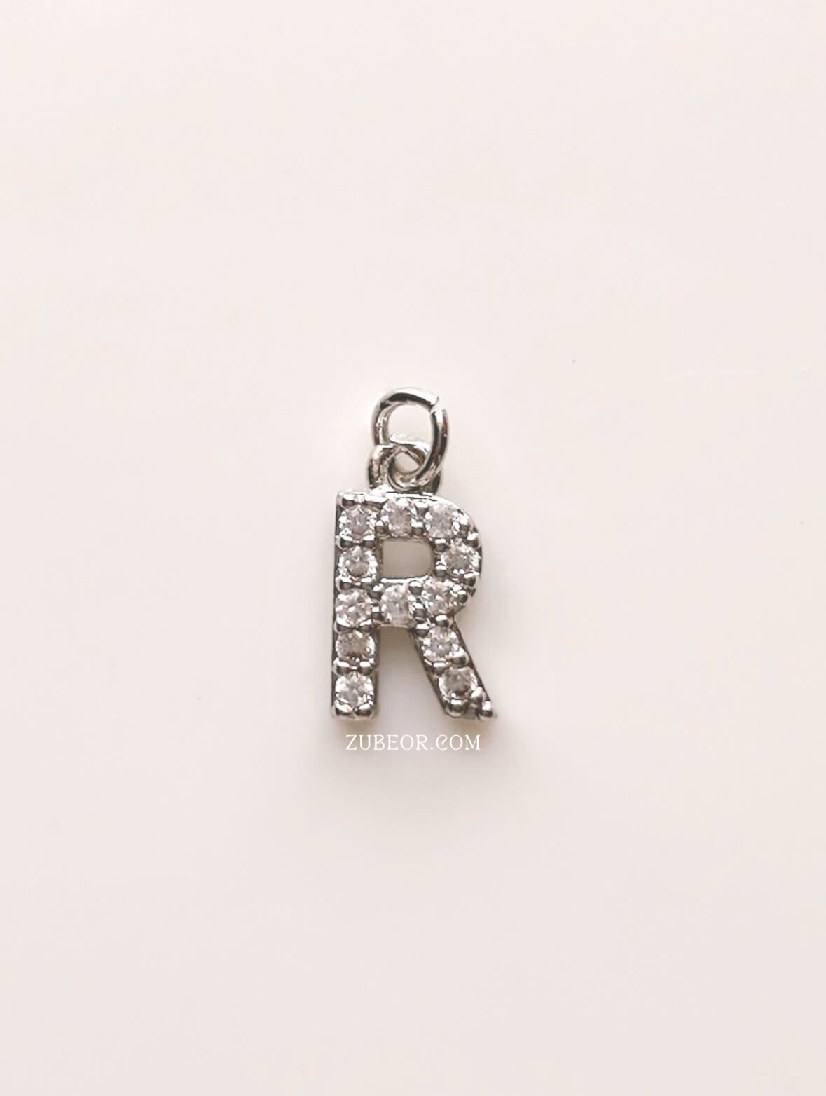 Dijes de letras cristales 9