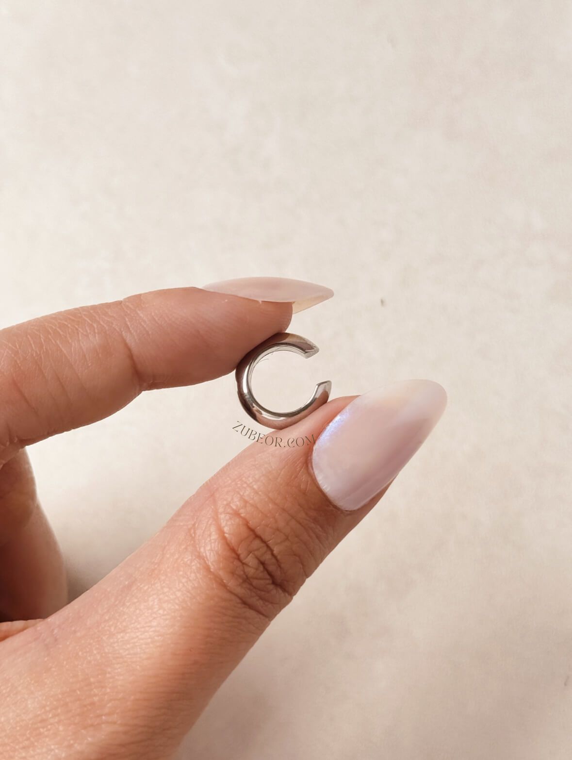 Earcuff liso aro pequeño 3