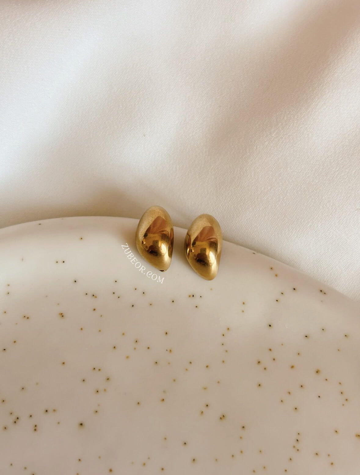 Aretes clásicos media luna pequeño 5