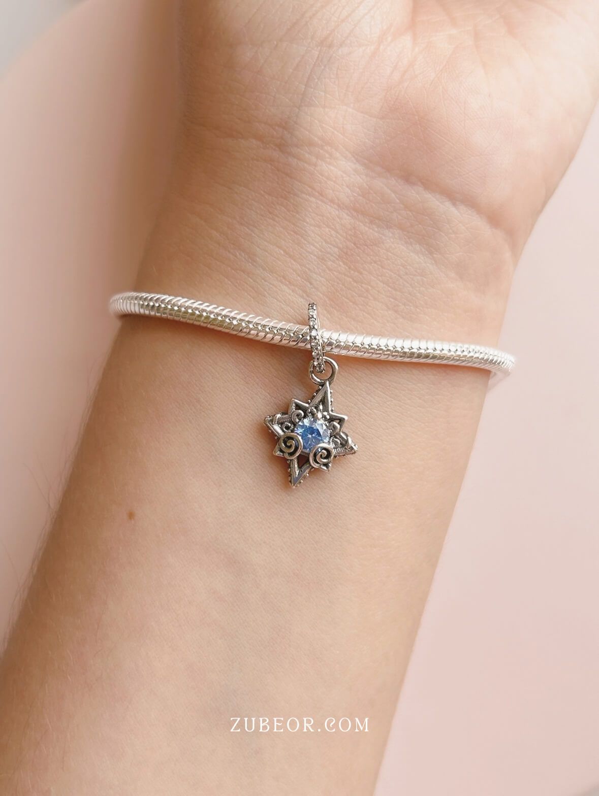 Charm estrella azul 3