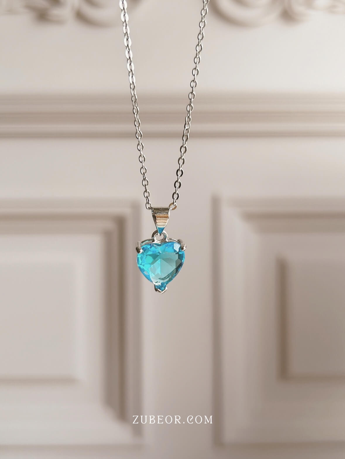 Cadena corazón Aqua 2