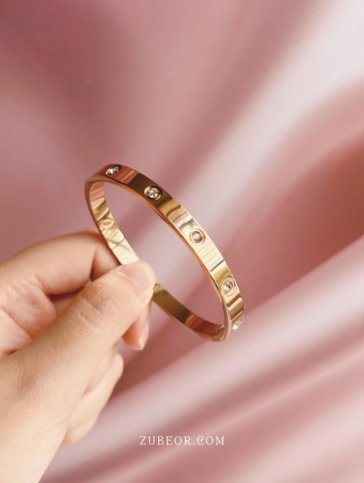 Brazalete cristal tipo Cartier 10