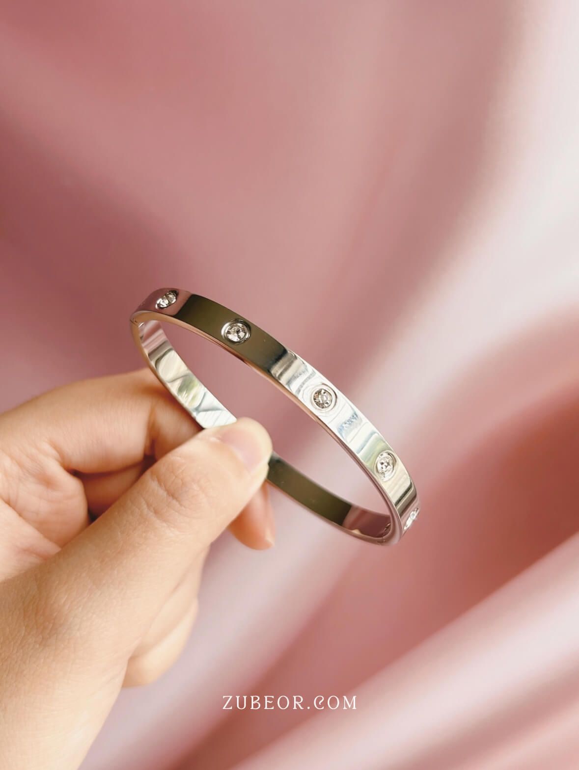 Brazalete cristal tipo Cartier 9