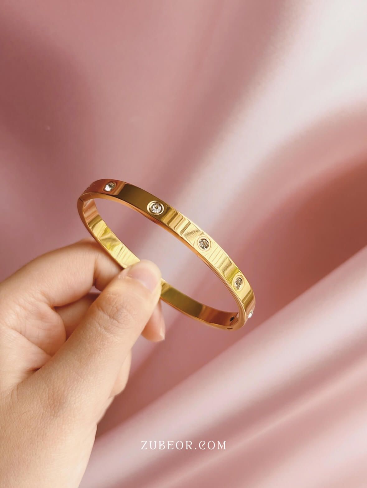 Brazalete cristal tipo Cartier 8