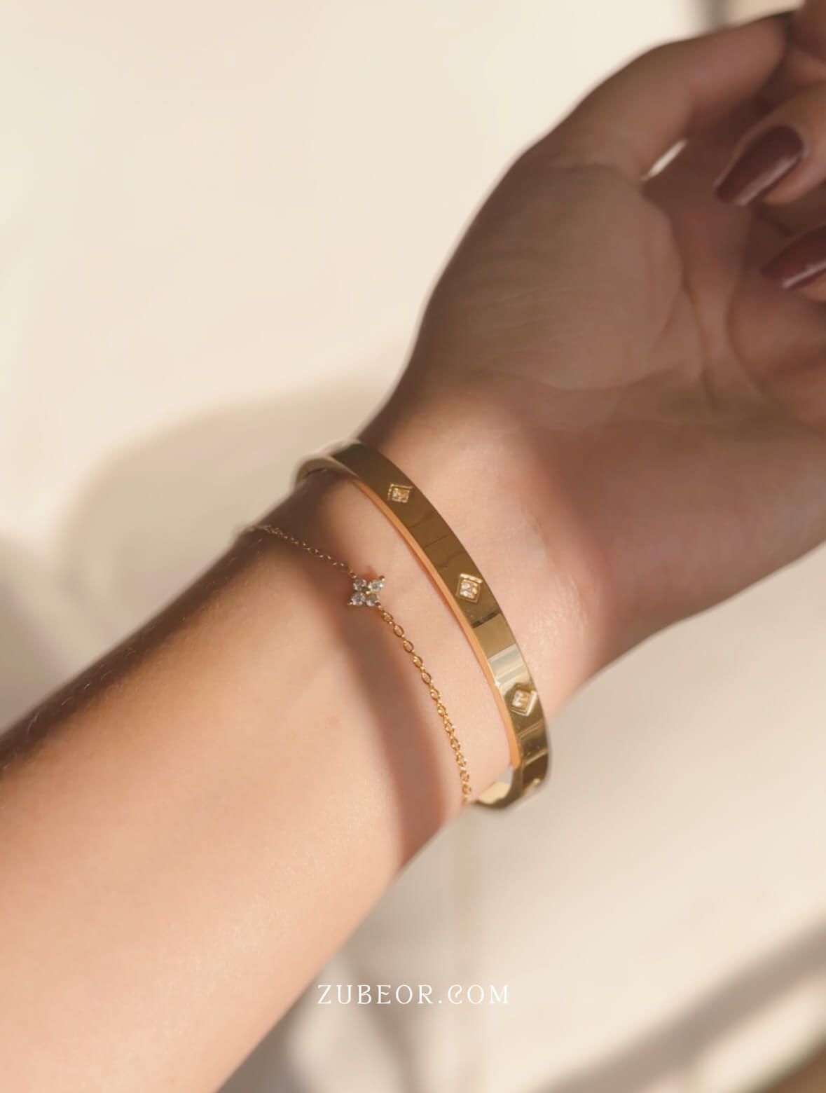 Brazalete cristal tipo Cartier 3