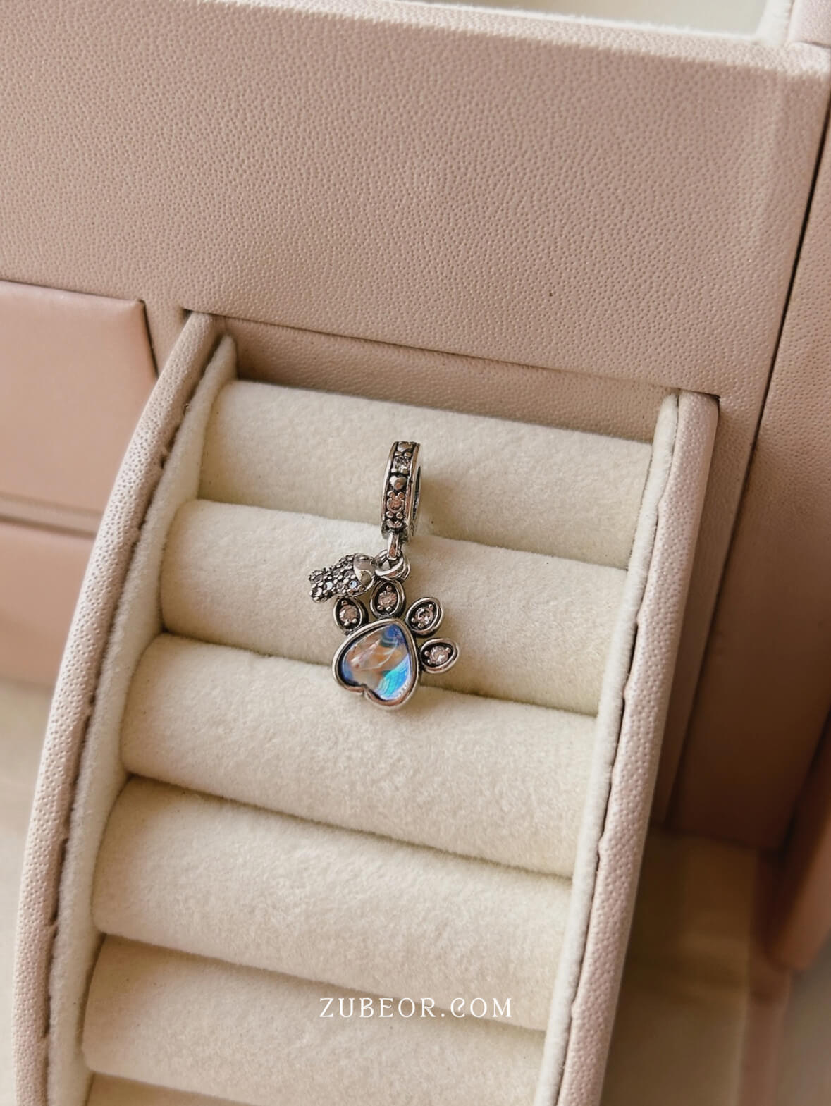 Charm huella azul 2