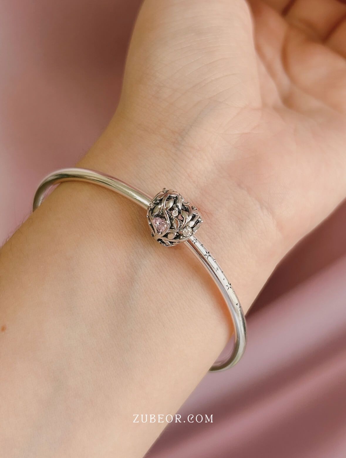 Charm corazón rosal 4