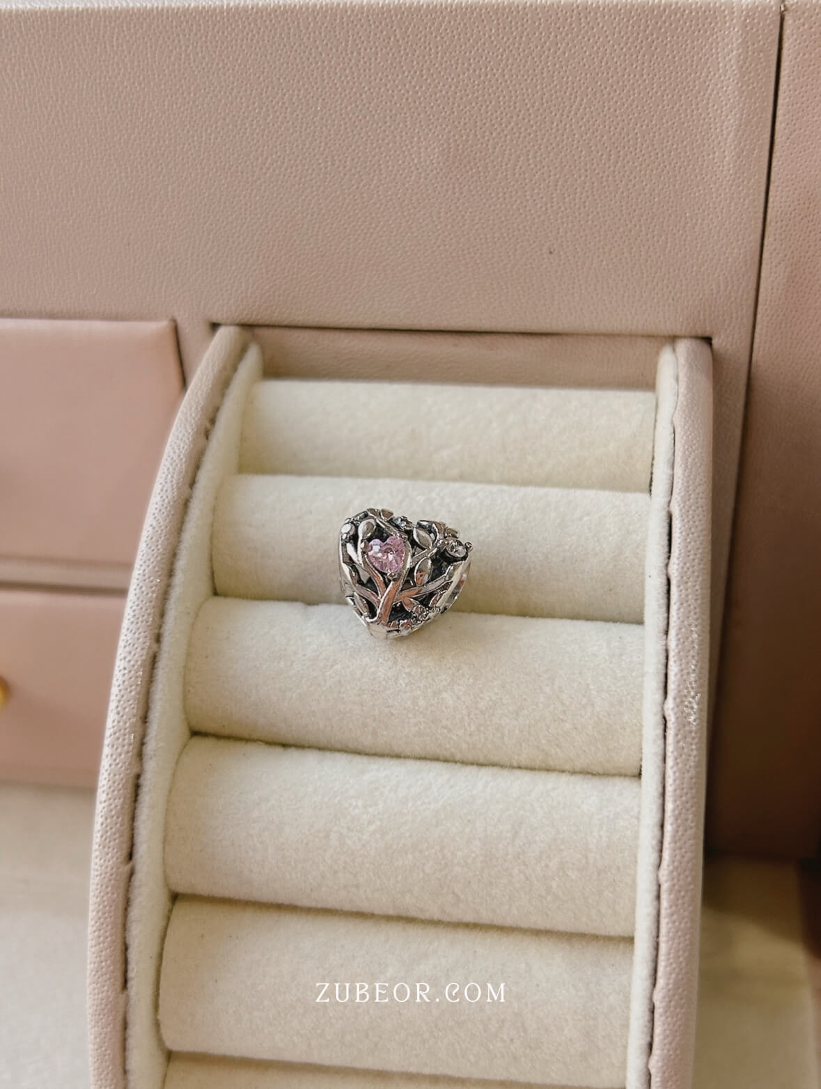 Charm corazón rosal 3