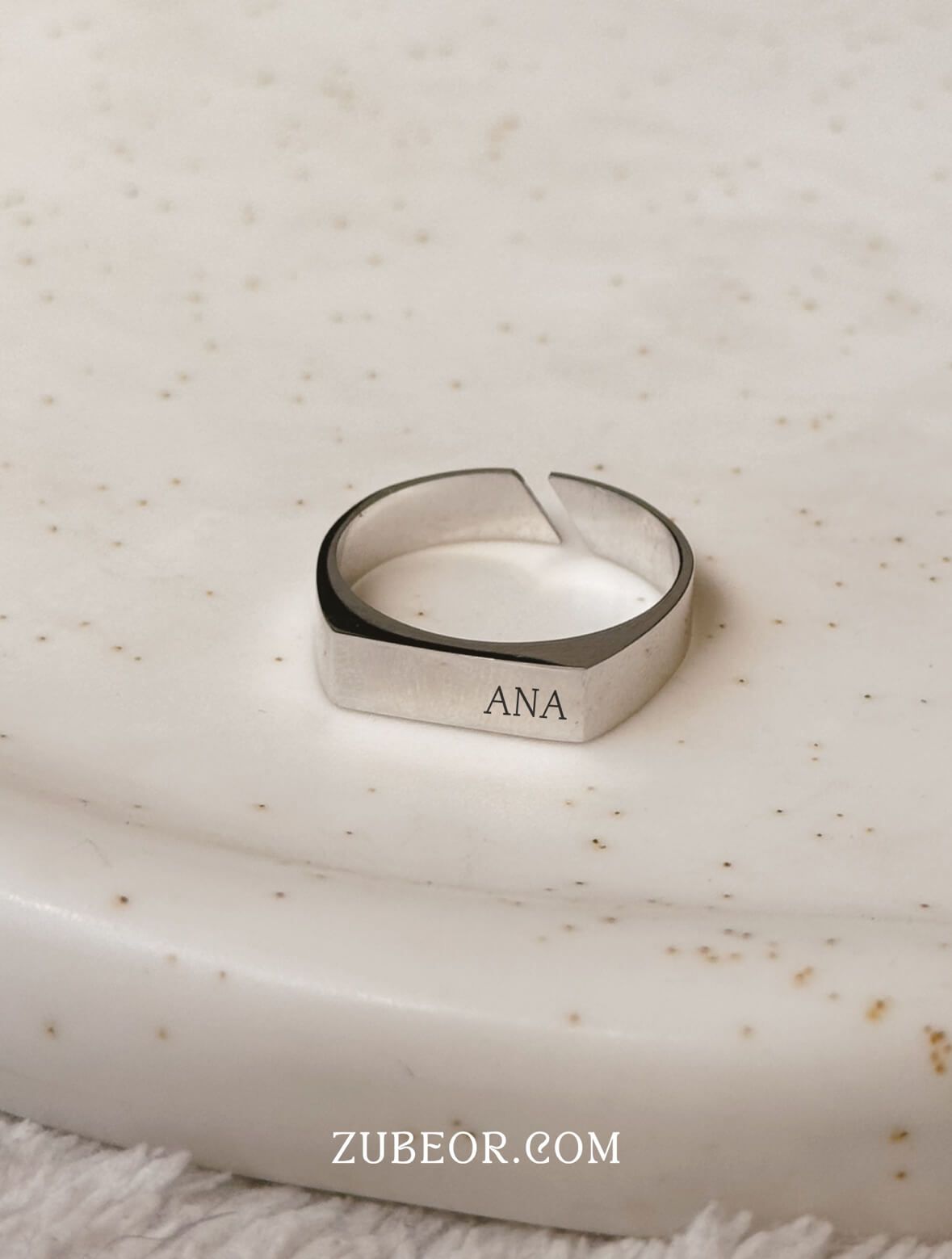 Anillo grabado grueso (con pago previo) 3