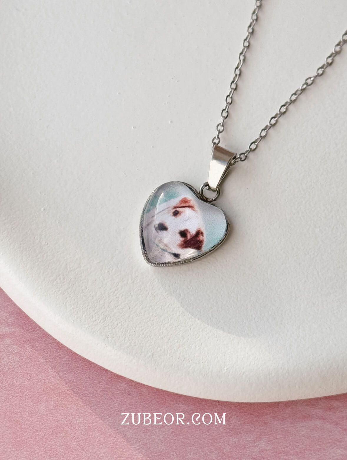 Cadena camafeo corazón grabado (solo con pago previo) 6