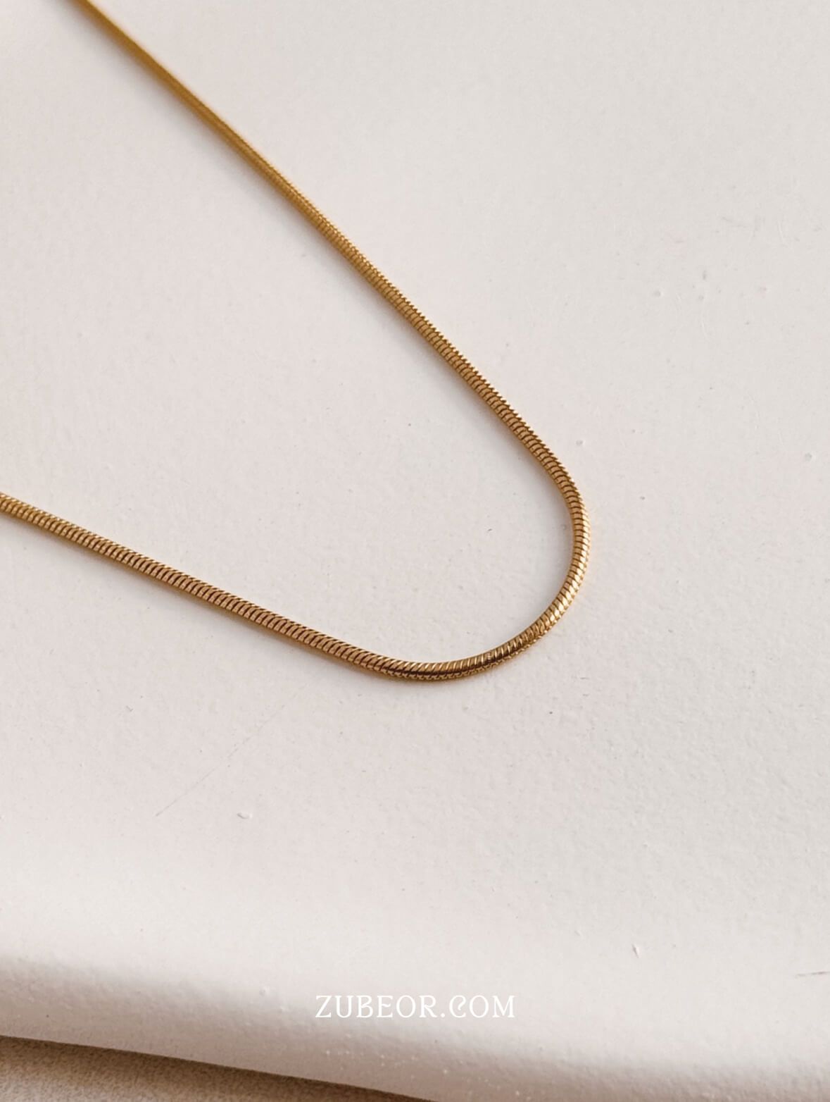 Cadena simple cola de ratón - acero inoxidable 4